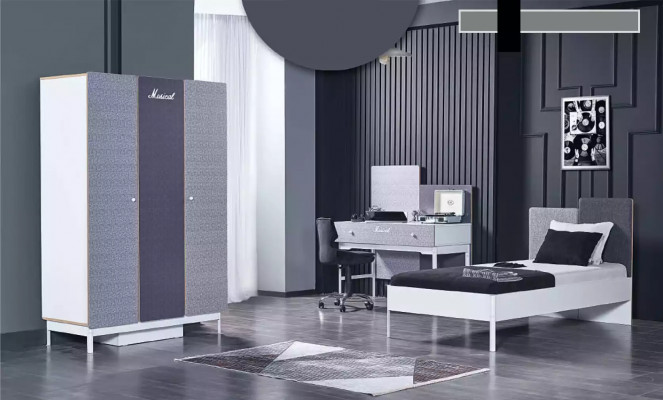 Modern Miwweldesign wäiss Kannerbetter Better Bett Kannerzëmmer