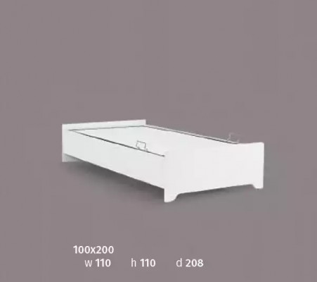 Design Better Kannerbett Jugendzëmmer Bett Miwwelen Gepolstert 100x200cm