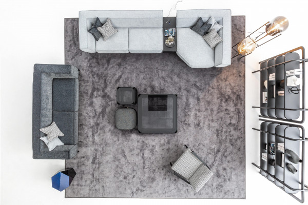 Sofagarnitur XXL Couch Textil Grouss Sofa 5+3+1 Sëtz Polster Stoffer Sofaen