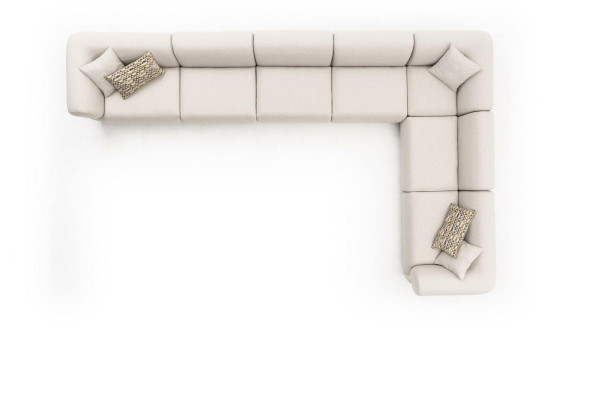 Ecksofa Eckgarnitur Stil Eckcouch Polstersofaen L-Form Couch 495x315cm