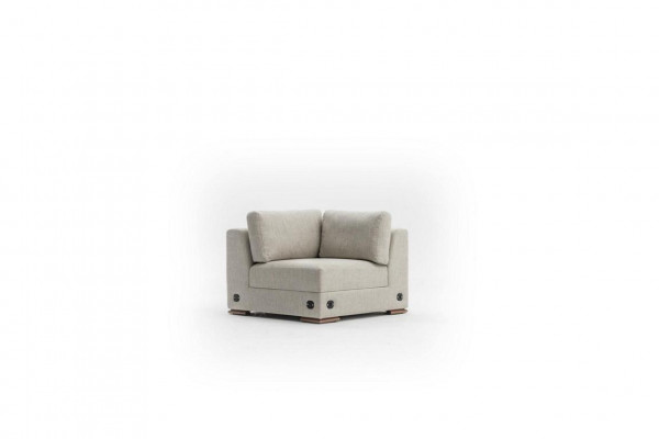 Sofa italienesche Stil Miwwelen Ecksofa Eckcouch Wunnlandschaft Eckgarnitur