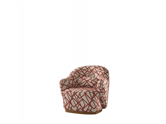 Fauteuil Ouerfauteuil Modern Stoff Wunnzëmmer Polyester Orange Design