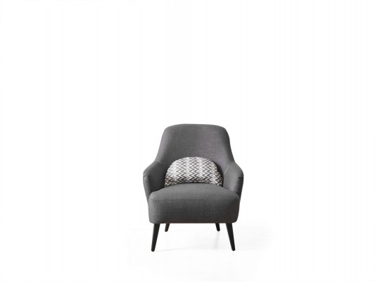 Fauteuil Ouerfauteuil Stof Wunnzëmmer Polyester Design Gro Modern Sëtz