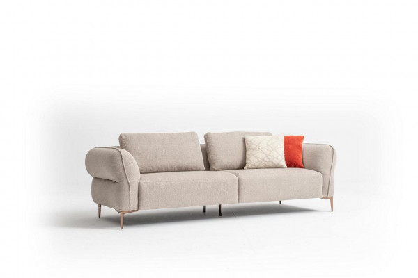 Sofa-Set Wohnzimmer Polstersofa 3 Sëtzer U Form Sofagarnitur Modern