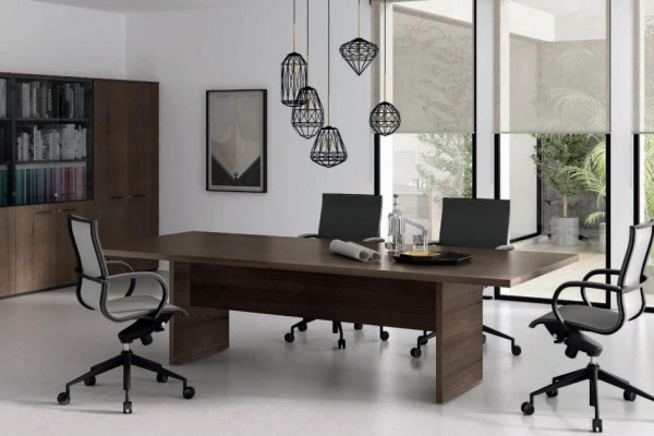 Reuniounskonferenztisch Büroemobiliar Reuniounsdësch Dësch Büro Design Holz