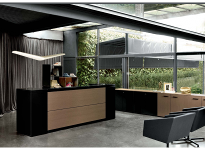 Empfangsdësch Bürosmoobel Thekenmoobel Dësch Kanzlei Praxis Frezza Empfangsdëscher