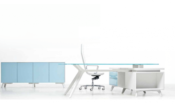 Kommode Modern Sideboard Blo Anrichte Schaf Akteschaf Büro Glas Frezza Neit