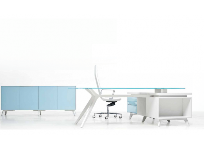 Kommode Modern Sideboard Blo Anrichte Schaf Akteschaf Büro Glas Frezza Neit