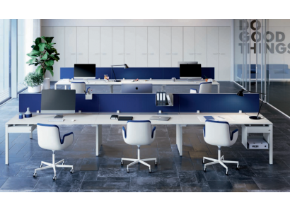 Aarbechtsdësch Counter 6 Persounen Büro Dësch Aarbechtszëmmer Büro Miwwel Dësch Dëscher
