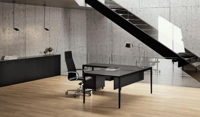 Design Dësch Schreifdësch Italienesch Miwwelen Ariichtung Computermiwwelen Frezza