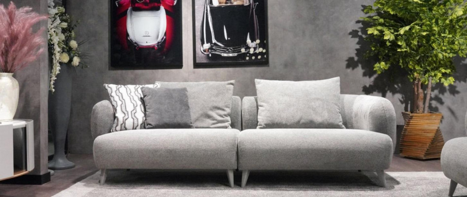 Designer Wunnzëmmer-Set 2-Teile. Dräisëtzer Sofa Fautuell 3+1 Canapeë Sofas