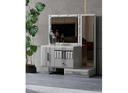 Modern Schlofzëmmert Toilettendësch Kommode mat Spigel Konsol Kommoden