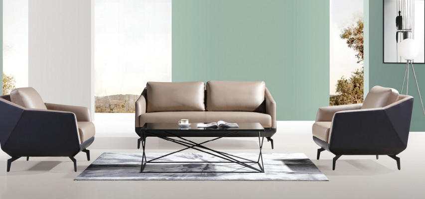 Sofagarnitur 3+1+1 Sëtzer Set Design Sofen Polster Couchen Lieder Relax Modern