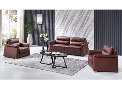 Sofa Canapé Polster Lieder Canapéë Polster Set 3+1+1 Sëtz Büro Miwwel Set