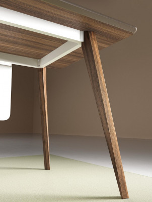 Eckschëff Dessin Bureau Schreifdësch Luxus Designer Klasse Miwwelen