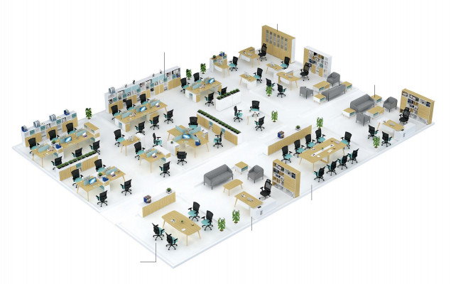 Modernen Büro Konferenzdësch Dëscher Holz Design Miwwelen Bespriechung