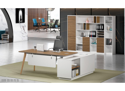 Schreibtisch Eckschreibtisch Computerdësch Bürodesk Modern Miwwelen