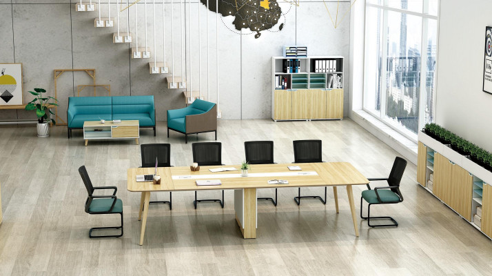 Konferenzdësch Büro Dëscher Versammlungsdësch Meeting Miwwelen Home Office