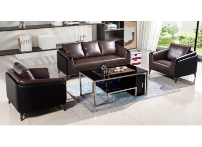 Soffagarnitur 3+1+1 Plaz Liedersofa Couch Wunnlandschaft Garnitur Design Modern