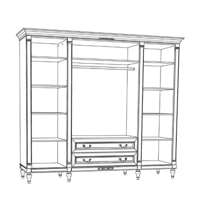 Kleederaschaf Holzbrieder Schlofkummermiwwel Design Schlofkummermiwwel