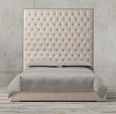 Chesterfield Designer Bett Schlofzëmmer Textil Lieder Polster 140/160/180/200 cm