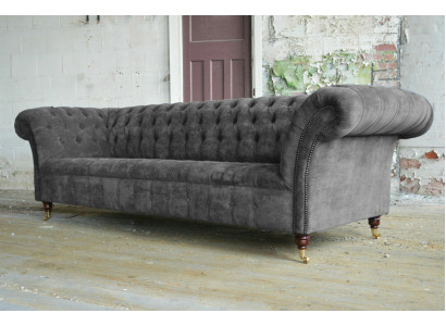 Dräisëtzer Chesterfield Gro Couch Polstersofas Modern Couchen