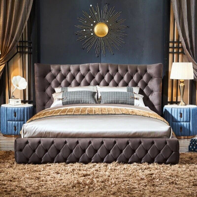 Brong Chesterfield Bett Schlofkummer Textil Better Samett Grouss Hotel Better