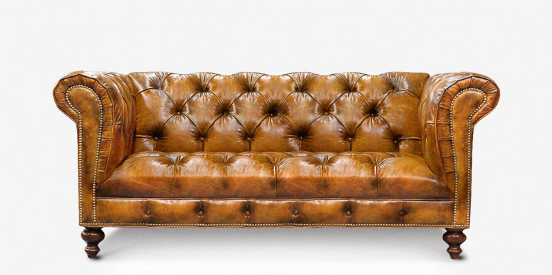 Chesterfield Sofa-Garnitur Sofa Couch Polster 321 Sëtzer Lieder Couchen