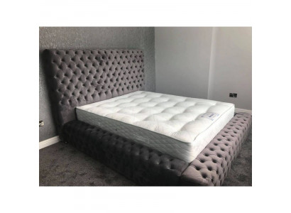 Moderne stilvoll Chesterfield Bett Schlofkummer Better Textil Miwwelen