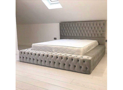 Chesterfield Grousst Bett Grouss Kappdësch Better Polster Hotel Samt Gro Stoff Oueren