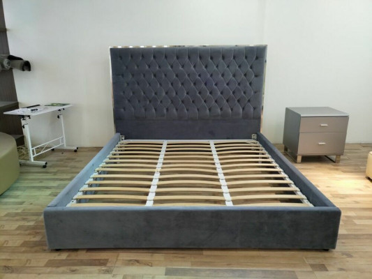 Grousst stilvollt Chesterfield groduebel Duebelbett Textil Better Luxus Design
