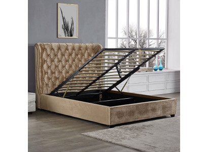 Béicht Chesterfield Polsterbett Luxus Schlofkummer Design Better