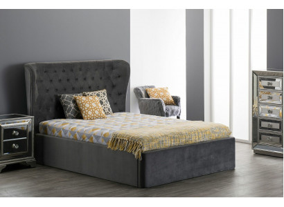Chesterfield Design Bett 180x200cm Gro seng Schlofkummer Better Hotel Polster Luxus