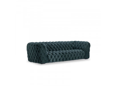 Extra Luxus Klass Sofa - Chesterfield Grouss XXL Canapé - Véiersëtzte Sëtz Këssen