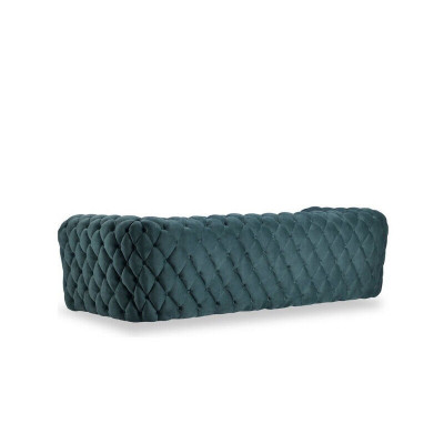 Extra Luxus Klass Sofa - Chesterfield Grouss XXL Canapé - Véiersëtzte Sëtz Këssen