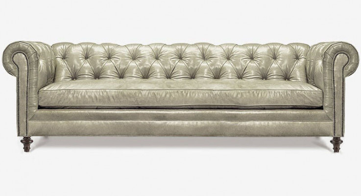 Chesterfield Luxus Sofa Couche Polstersëtz Lieder Garnitur 321 Sëtz Couchen Nei
