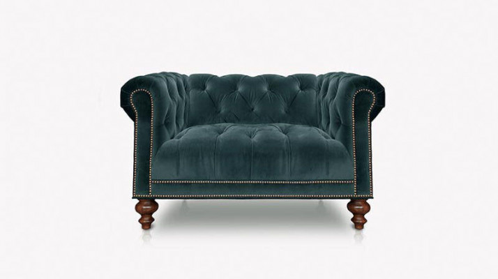 Klassesch Chesterfield Sofagarnitur Sofa Couch Polster 3+2+1 Sëtz Textil