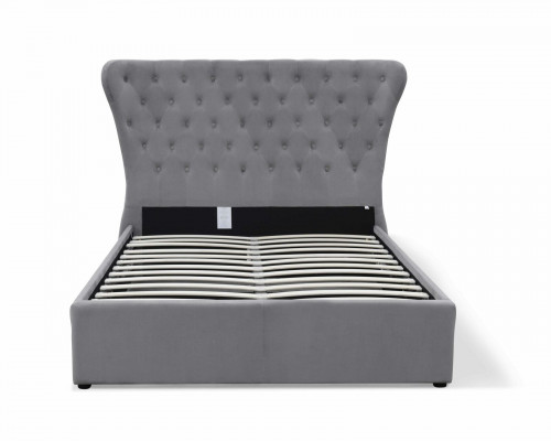 Grousst Chesterfield Duebelbett Luxus Better Designer Schlofzëmmer Bett