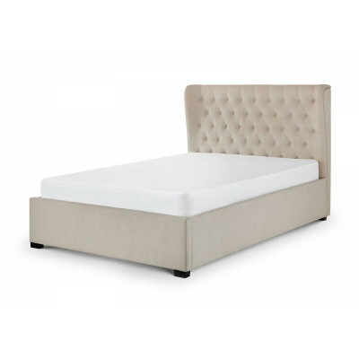 Chesterfield Design Polster Englescht Bett Duebelbett Beige Better 160/180x200
