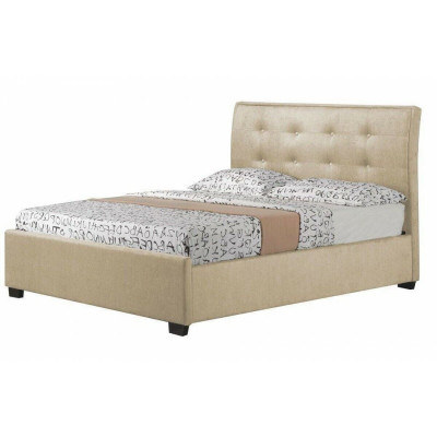 Chesterfield Design Gepolstert Englescht Bett Gro Bett 160/180x200 cm Duebelbett