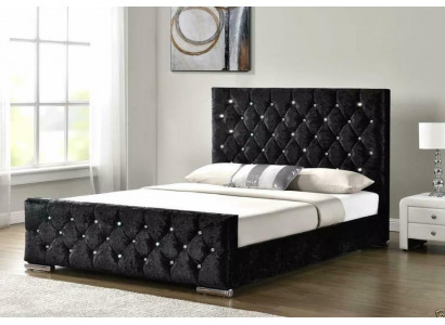Chesterfield Hotel duebelt Liederbett Schlofzëmmer Polster Luxus Better 140x200cm