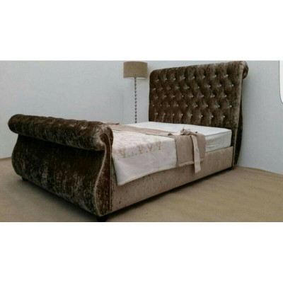 Chesterfield Design Bett Schlofkummer Textil Samt Lieder Polster Hotel Better Neit