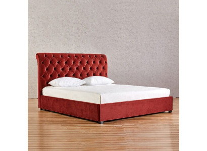 Kinnekrout-schlaafzëmmer Chesterfield Duebelbett Polsterbetter Luxus Design