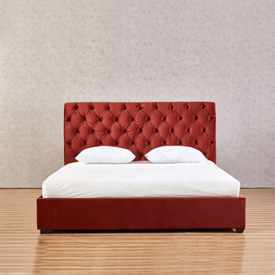 Kinnekrout-schlaafzëmmer Chesterfield Duebelbett Polsterbetter Luxus Design