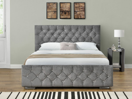 Chesterfield Bett Design Schlofkummer Englesch Better 160x200cm Textil Polster