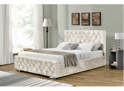 Wäisst Textil Chesterfield Bett Schlofkummer Duebelbetter Modern Bett