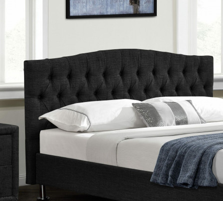 Schwaarzt Chesterfield Bett Design Schlofkummer Englescht Bett