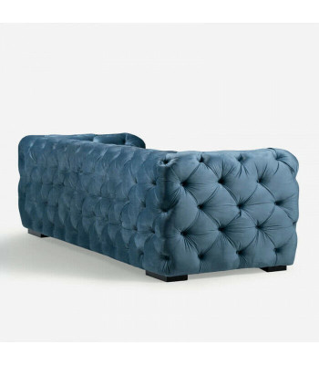 Chesterfield 3-Sëtz Moderne Luxus Couch Designer Wunnzëmmer Dräisëtzer