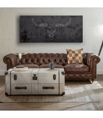Englesch Chesterfield Canapé Lieder Sofa Canapéen Sofas Drësëtzeger Braun Rollschranken