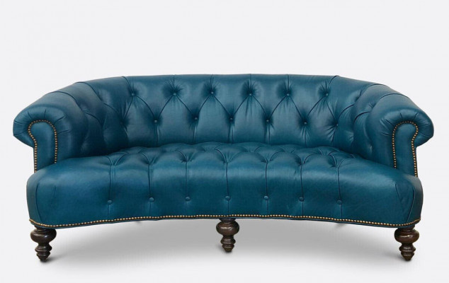 Designer Chesterfield Dräisëtzer Canapé Pénkt Sofa Luxus Design